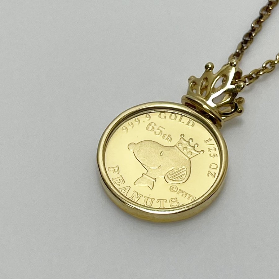 スヌーピー 金貨 コイン 6.2g 純金 K24 ピーナッツ50周年記念金貨
