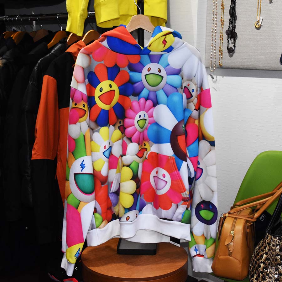 J おか Balvin Takashi Murakami BLANCOパーカー 村上隆 